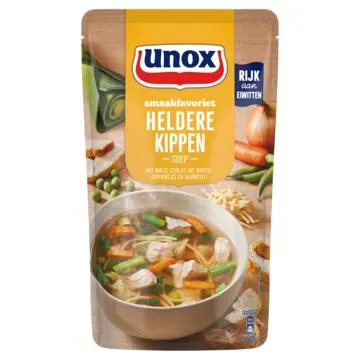 Unox Smaakfavoriet Soep In Zak Heldere Kippen 570ml