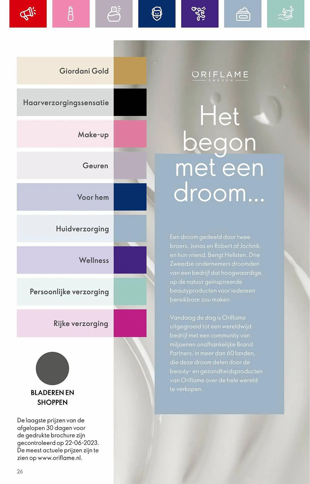 Oriflame folder van 12 september tot 3 oktober 2023 - Folder pagina 26