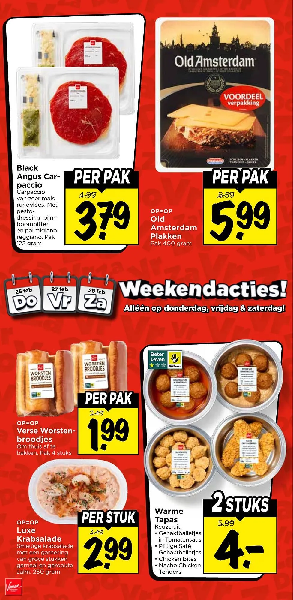 Vomar Voordeelmarkt folder van 22 februari tot 28 februari 2026 - Folder pagina 38