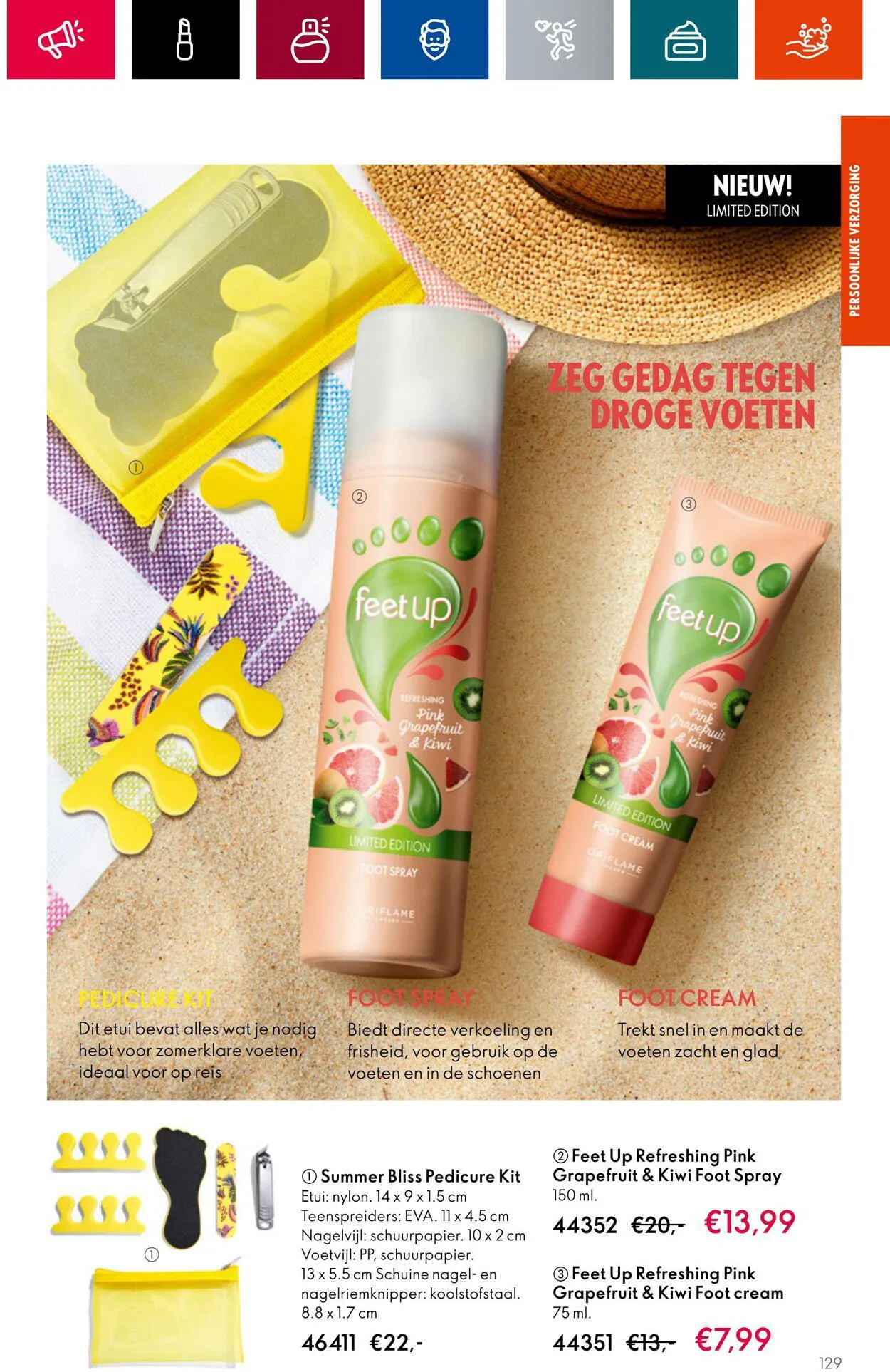 Oriflame Actuele folder van 28 juni tot 18 juli 2023 - Folder pagina 129