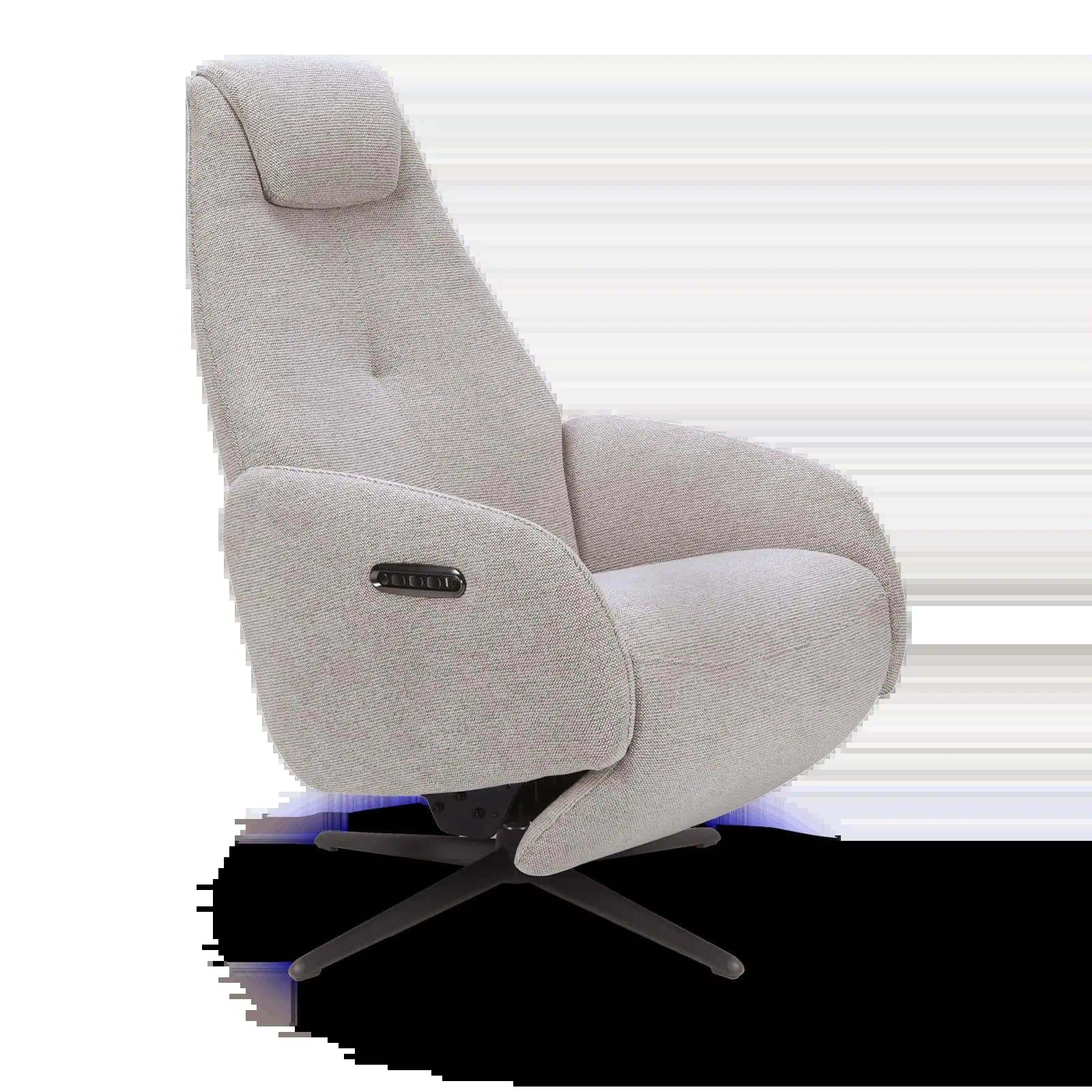 Relaxfauteuil (elektrisch/zwart) Davoli - Sneak Naturel