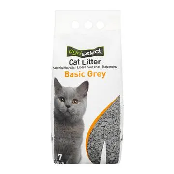 Agriselect Kattenbakkorrels Basic Grey 7L