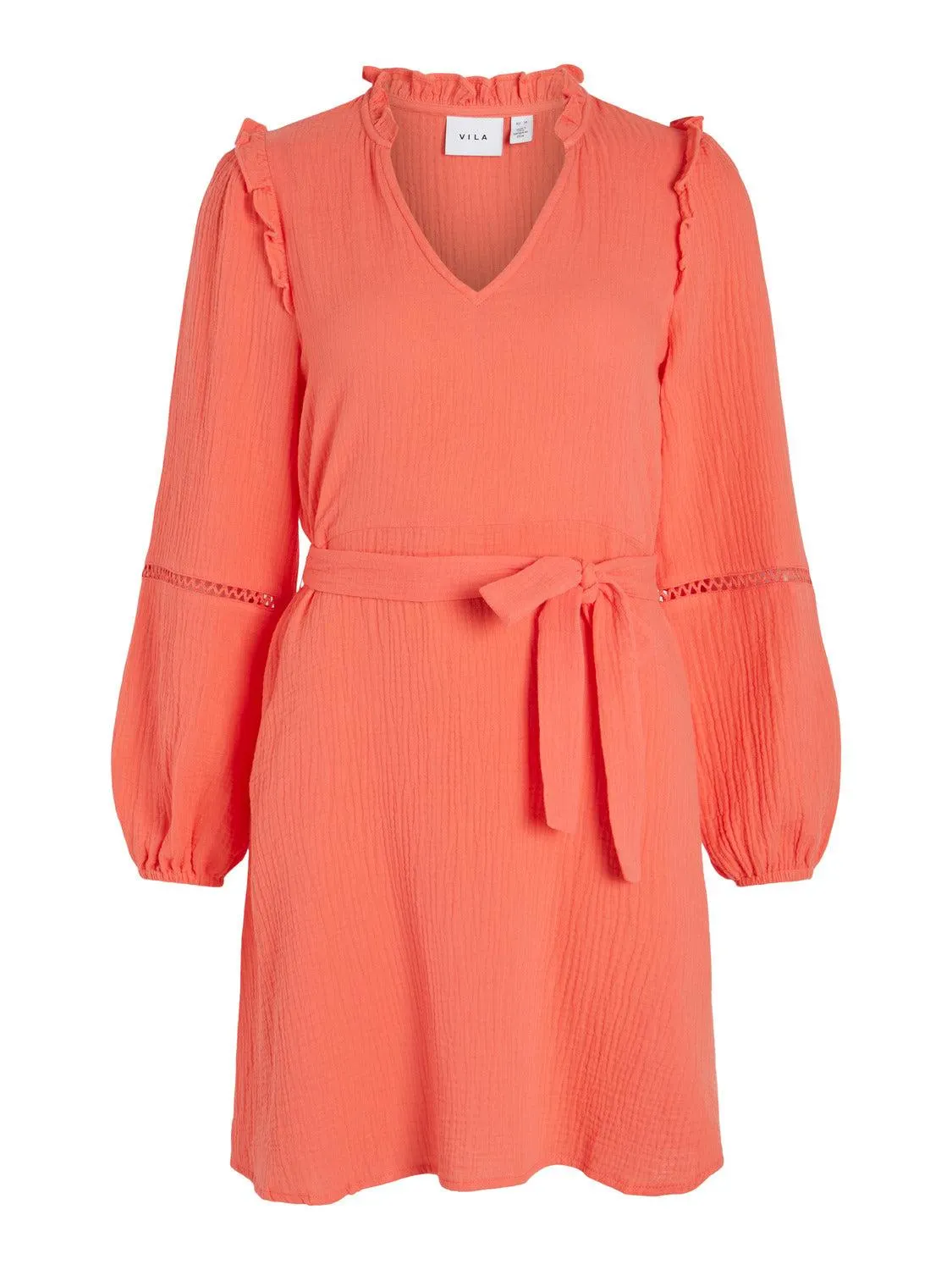 VIKOOLA Dress - Hot Coral