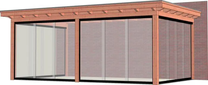 Trendhout Aanbouwveranda Lucca 52.1005