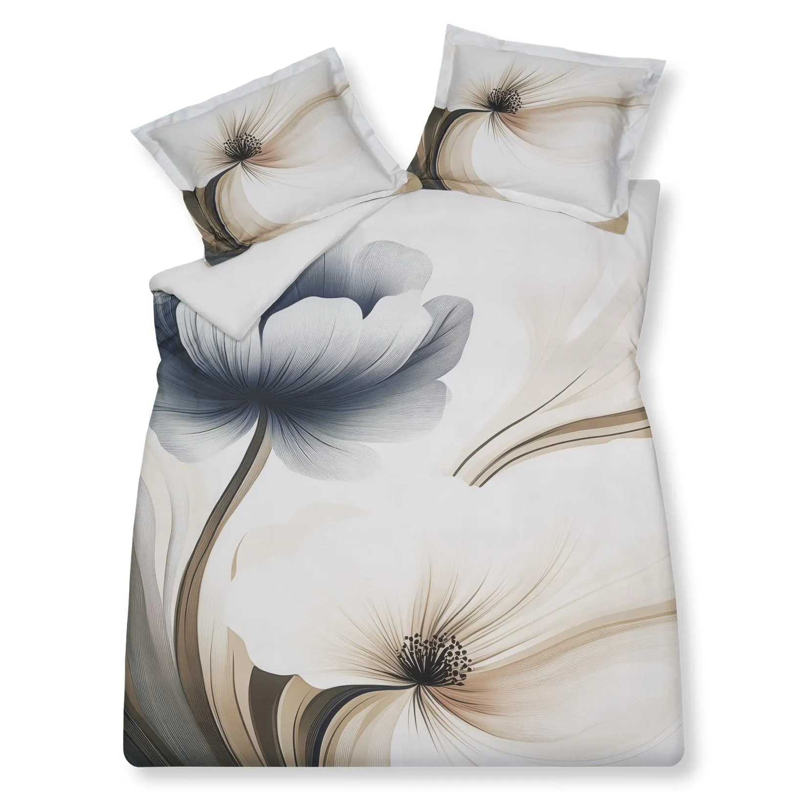 SAFFIRA dekbedovertrekset | cream tan