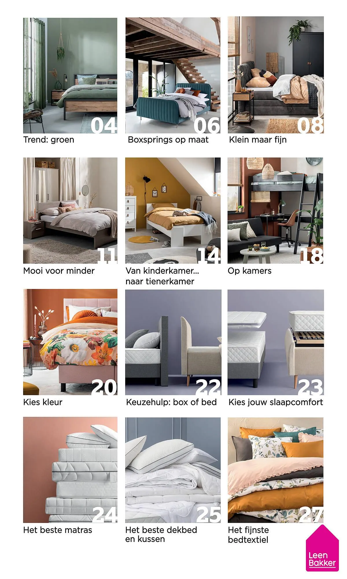 Leen Bakker folder - Slaapkamer van 22 mei tot 12 mei 2024 - Folder pagina 3