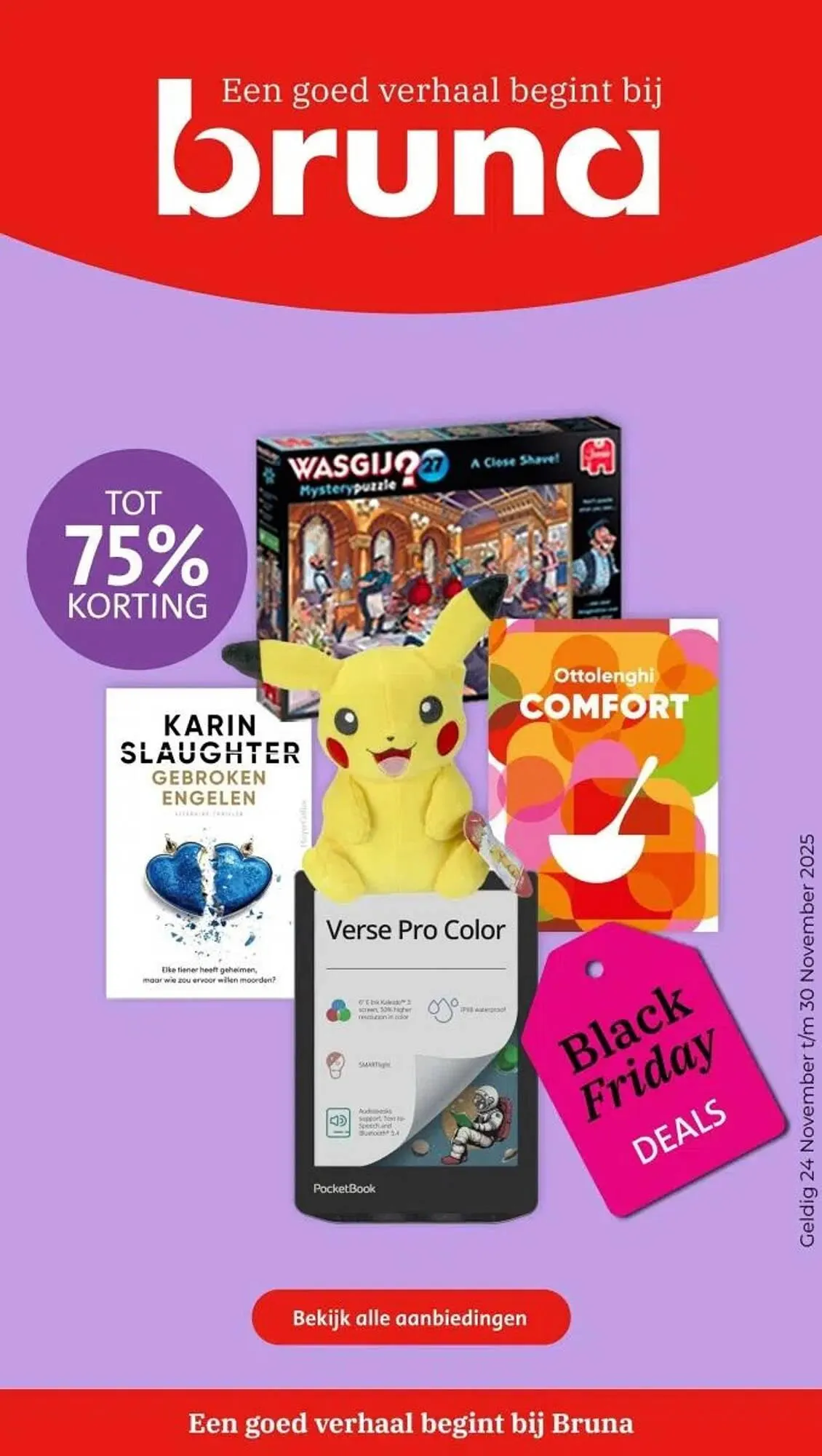 Bruna folder van 24 november tot 30 november 2025 - Folder pagina 1