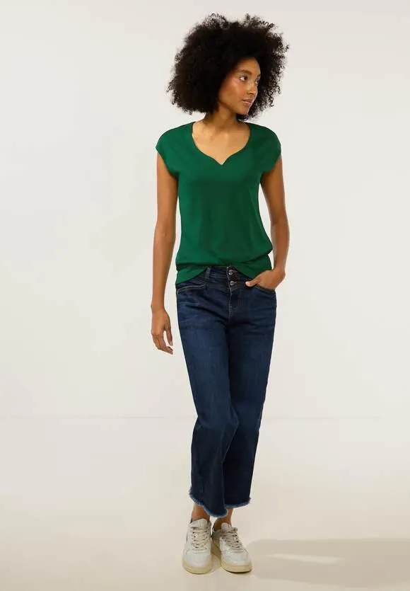 Shirt in effen kleur