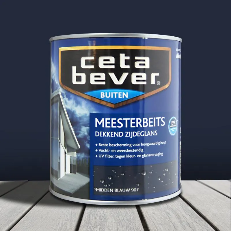CetaBever Meesterbeits Dekkend Midden Blauw 907