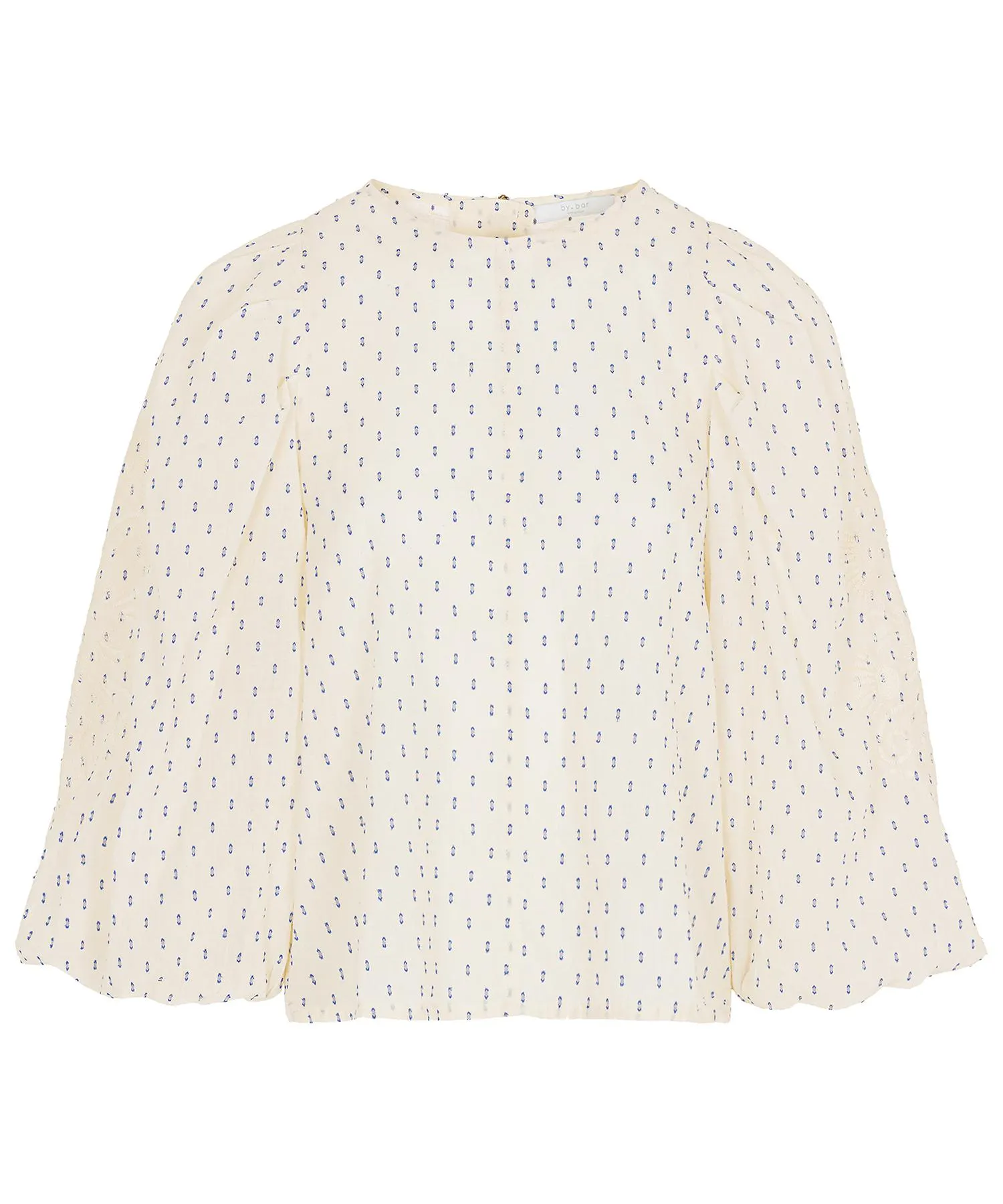 By-Bar blouse met pofmouw Zazu