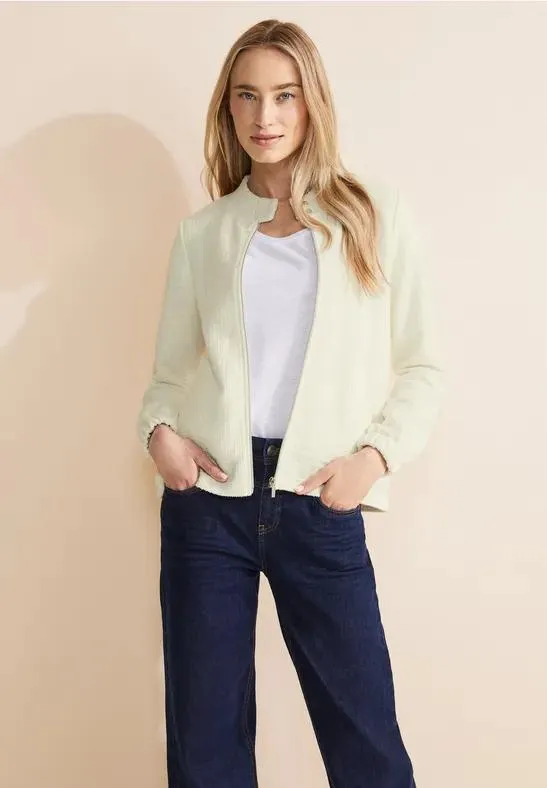 Shirtjas met structuur