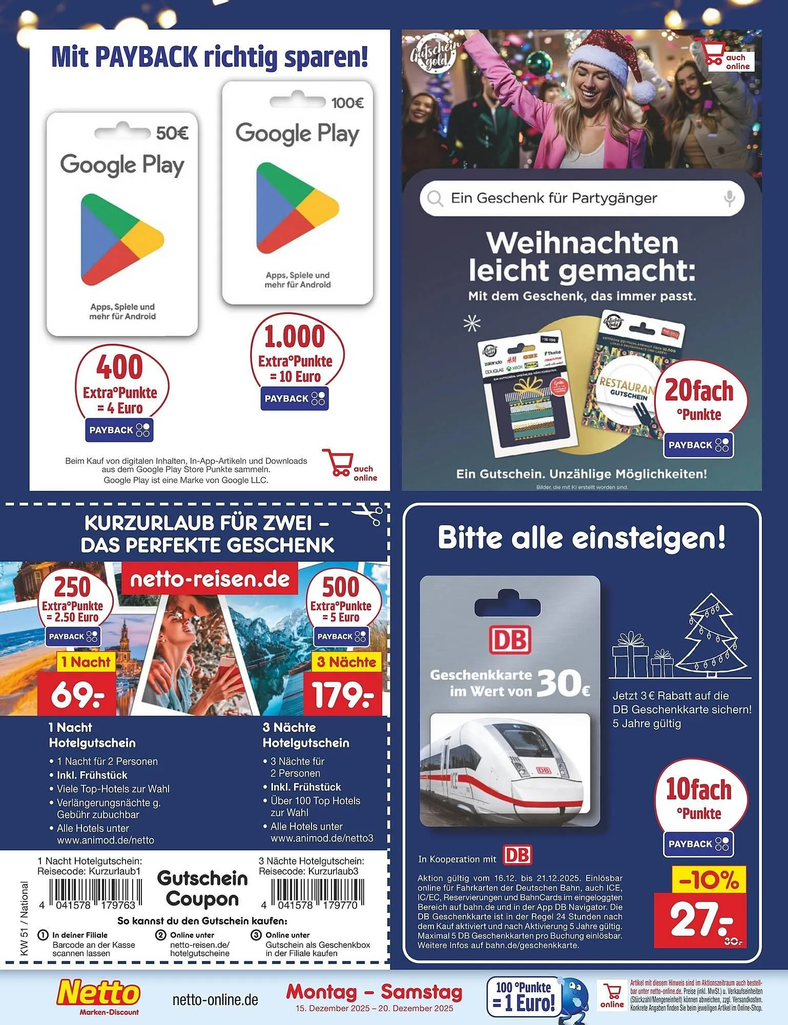 Netto Marken-Discount DE folder van 15 december tot 20 december 2025 - Folder pagina 38