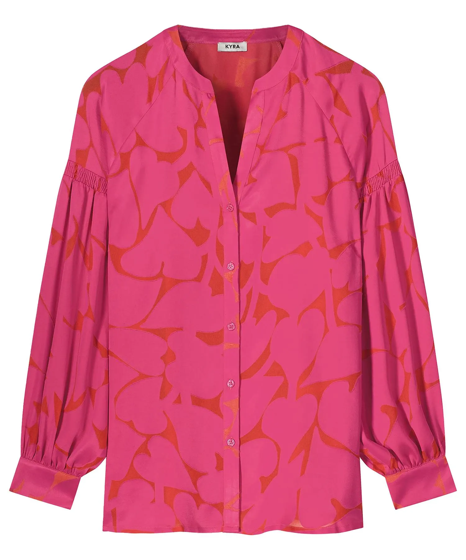 KYRA silky blouse hearts Tasnim