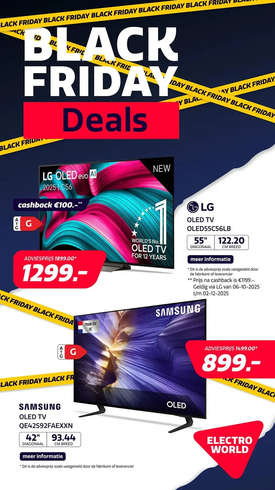 Electroworld folder van 17 november tot 1 december 2025 - Folder pagina 1