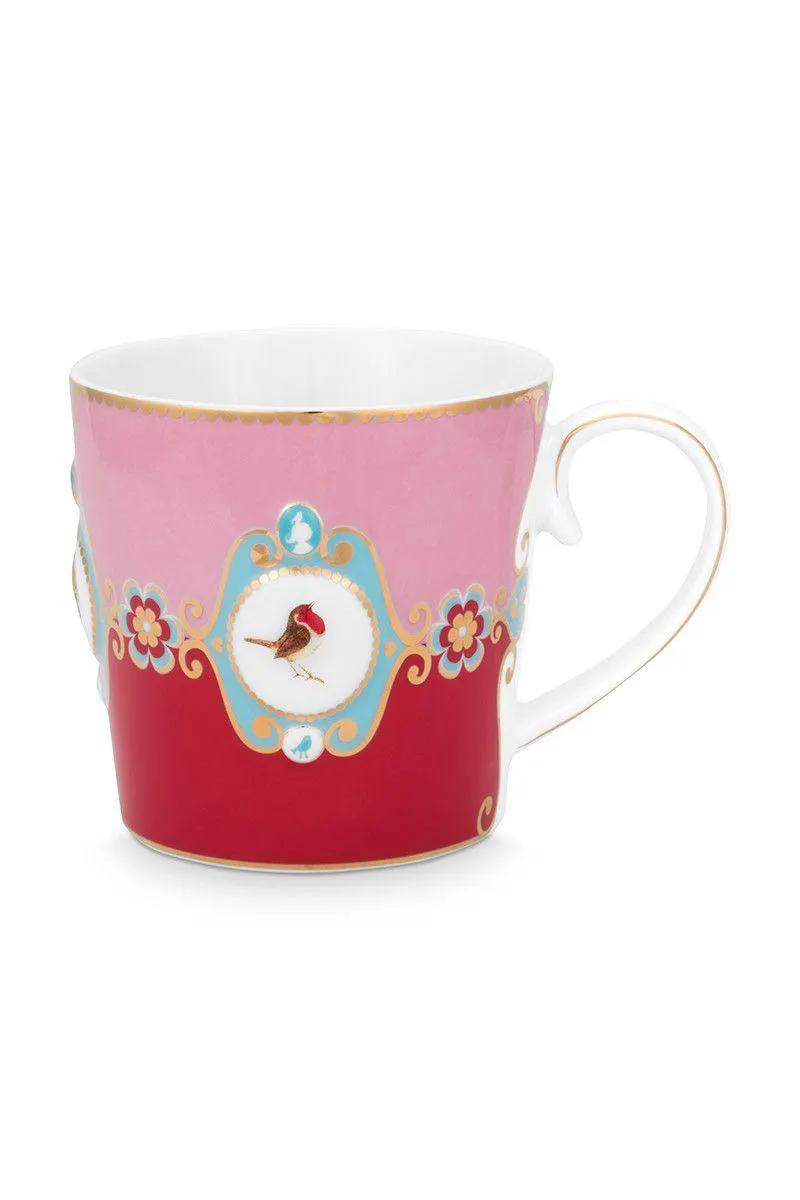 Love Birds Mok Groot Rood/Roze