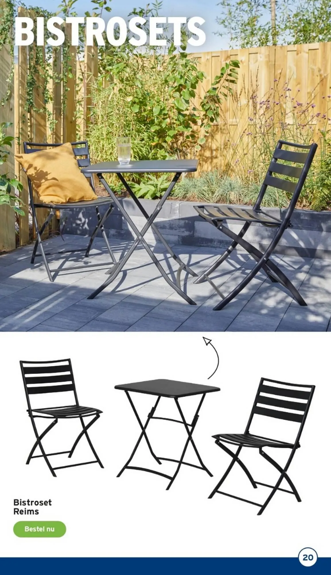 GAMMA tuinmagazine meubels van 7 mei tot 31 juli 2023 - Folder pagina 20