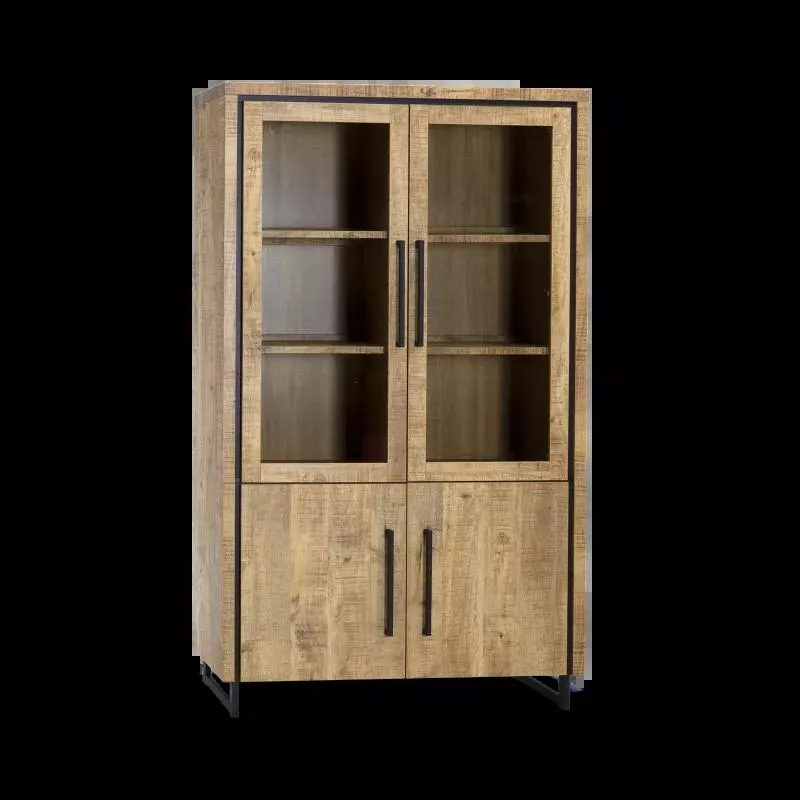 Vitrinekast (2 deuren) Sheridan - Mango