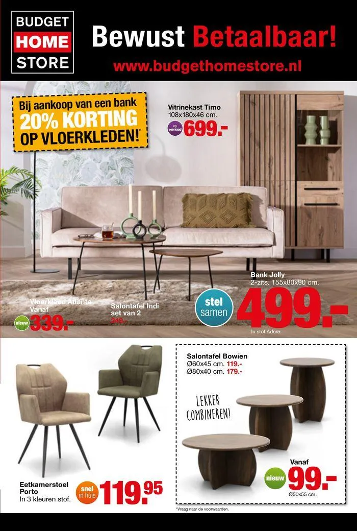 Budget Home Store folder van 24 september tot 8 oktober 2024 - Folder pagina 1