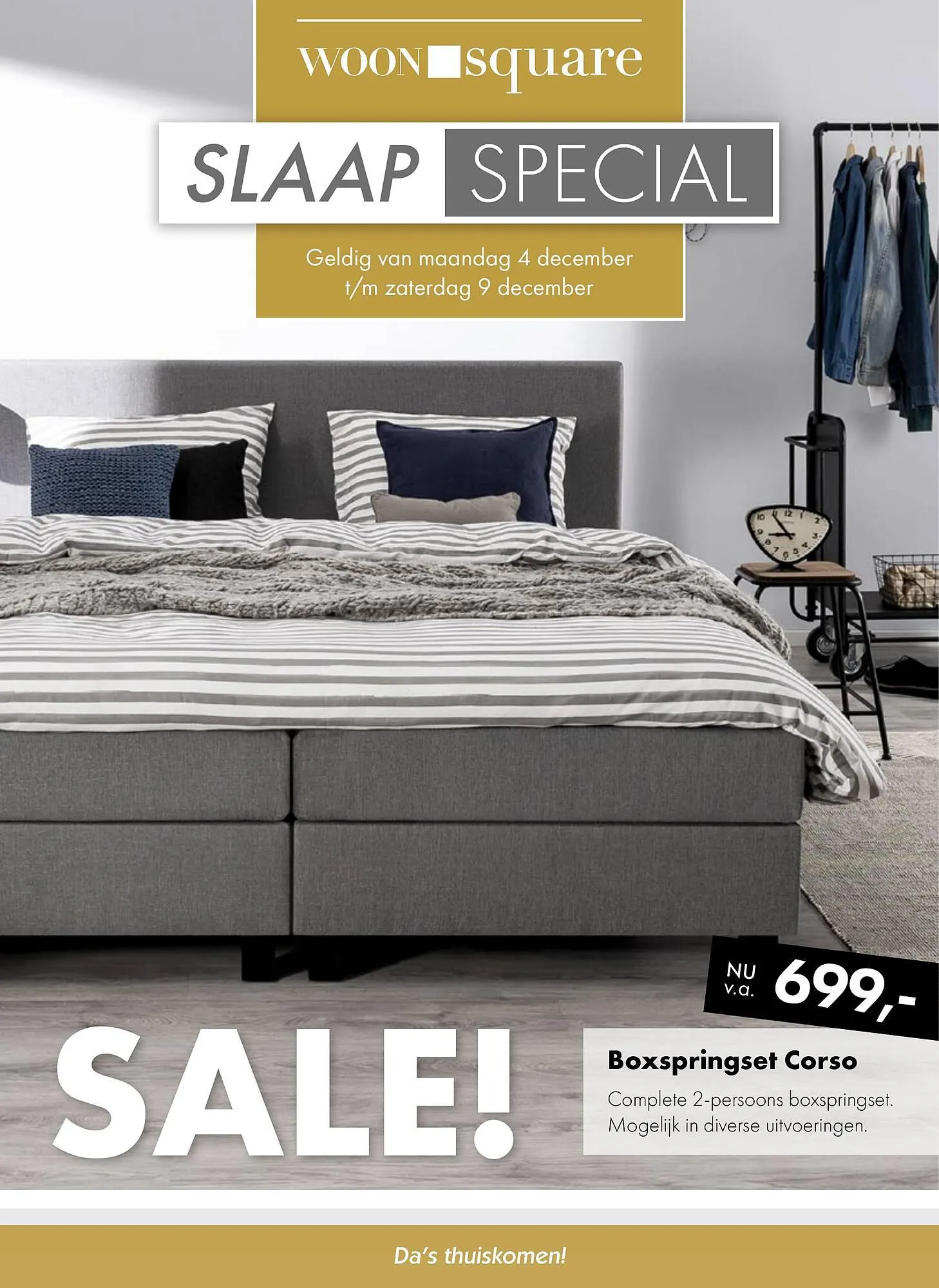 Woonsquare Slaap folder van 4 december tot 9 december 2023 - Folder pagina 1
