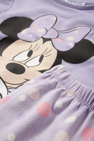 Minnie Mouse - set - pyjama en slaapmasker - 3-delig