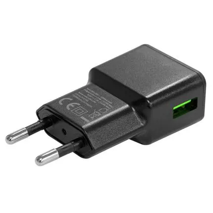 Grab 'n Go USB Thuis snellader 1x USB 2,0 max 2400mA Zwart