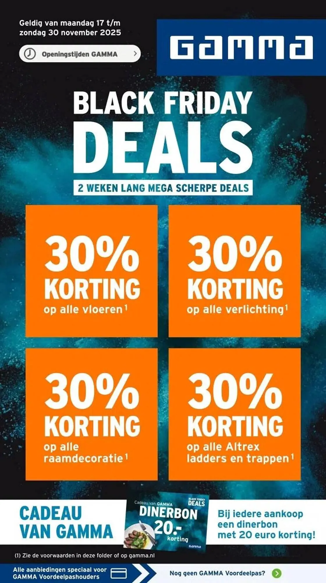 GAMMA folder van 17 november tot 23 november 2025 - Folder pagina 1