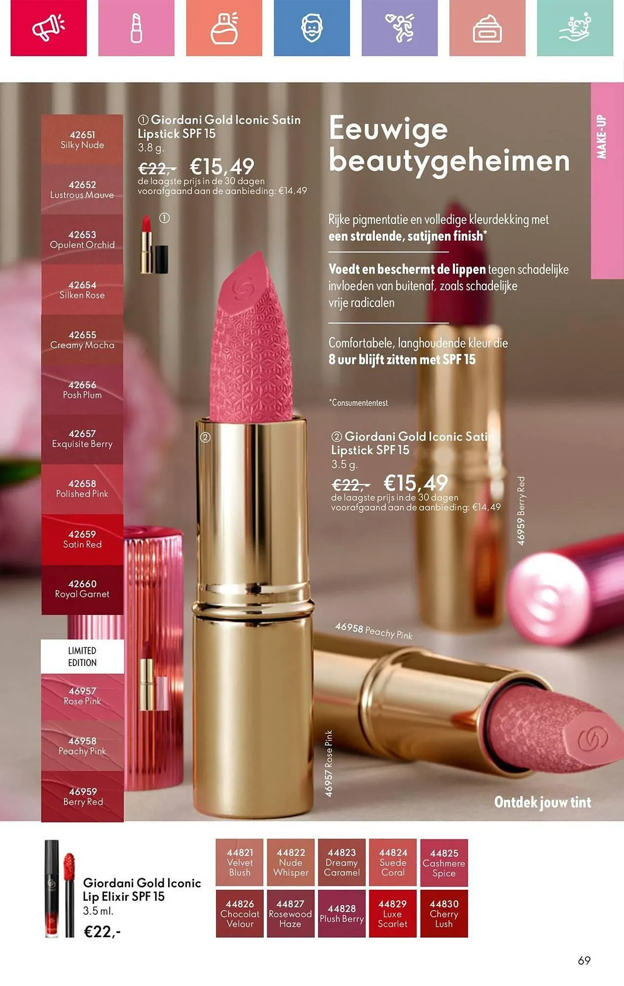 Oriflame folder van 22 juni tot 12 juli 2025 - Folder pagina 69