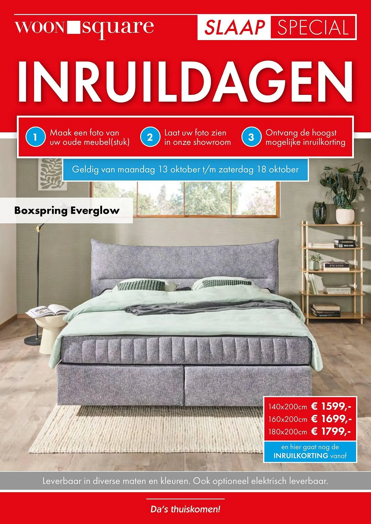 Woonsquare Slaap folder van 13 oktober tot 18 oktober 2025 - Folder pagina 1