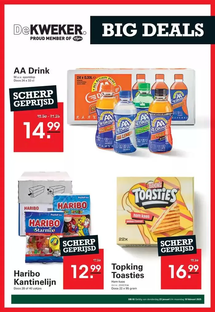 Big Deals van 22 januari tot 10 februari 2025 - Folder pagina 1