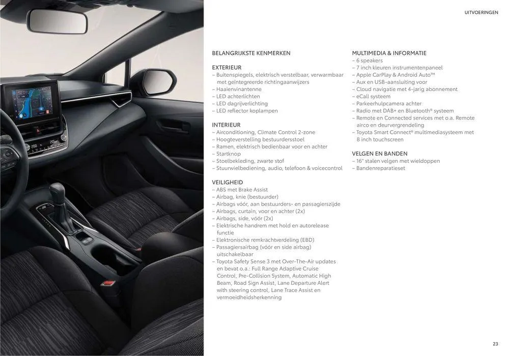 Corolla Hatchback van 20 november tot 20 november 2024 - Folder pagina 23