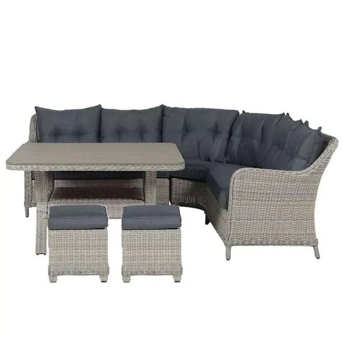 Nova lounge dining set 6-delig - vintage willow