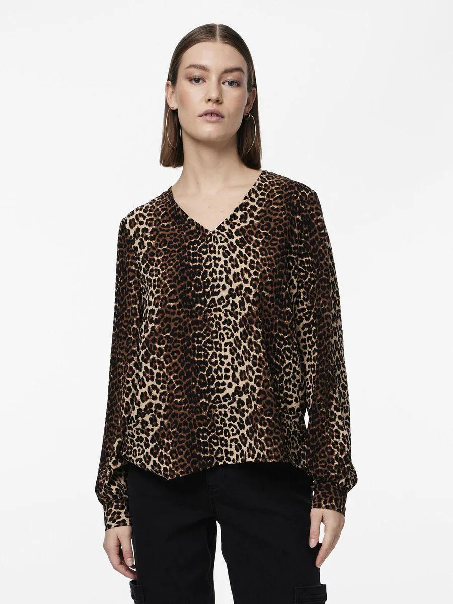 PCMELLISA TOP MET LANGE MOUWEN