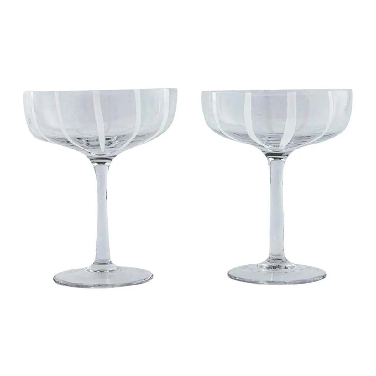 OYOY Living Mizu Champagneglazen 2 st. - Transparant