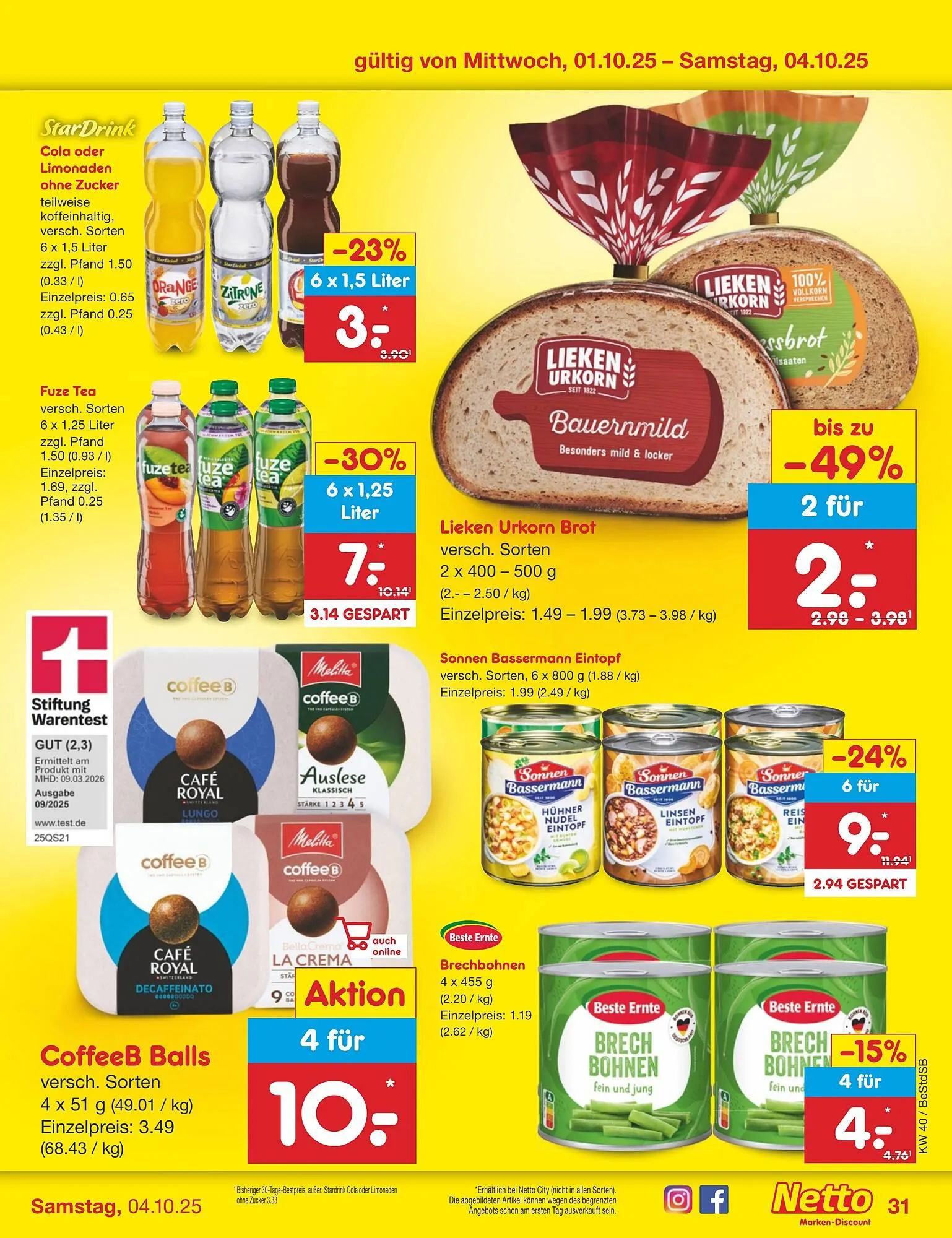 Netto Marken-Discount DE folder van 29 september tot 4 oktober 2025 - Folder pagina 39