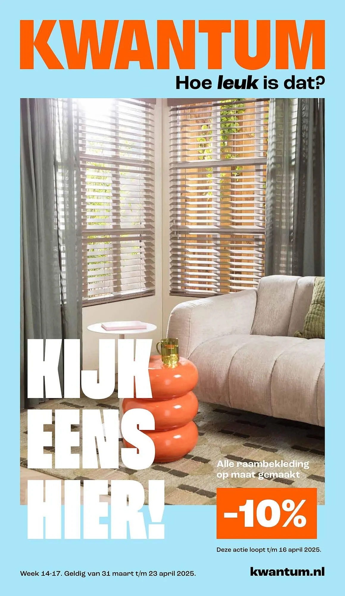 Kwantum folder van 30 maart tot 16 april 2025 - Folder pagina 1