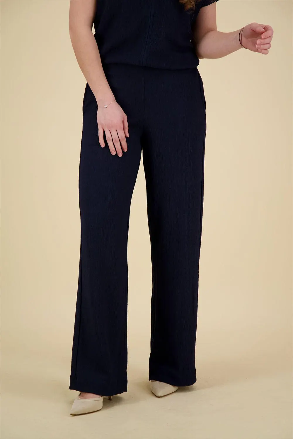 Pantalon Jersey Donkerblauw