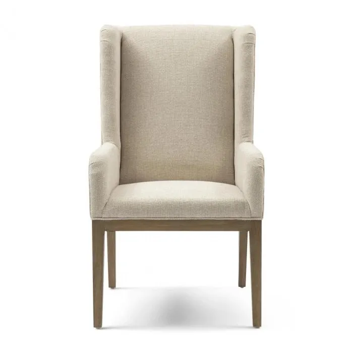 Eetkamerstoel Ascot, Glossy Flax, Chenille Jacquard