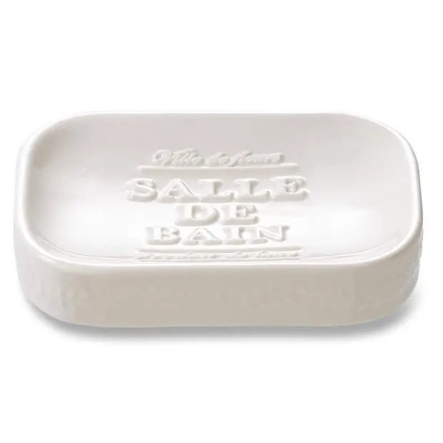 Blokker zeepbakje Elisa - aardewerk - 12x9x2 cm