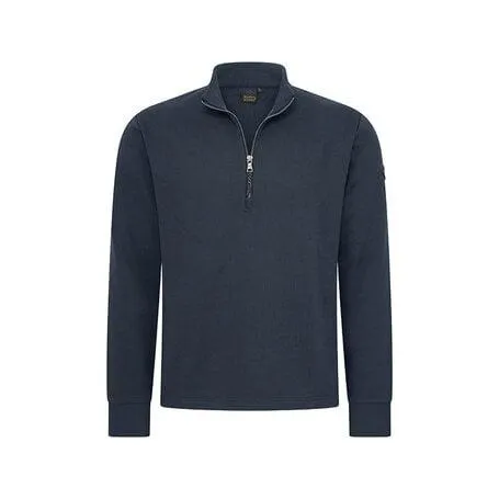 Modieuze Pique Zip Trui