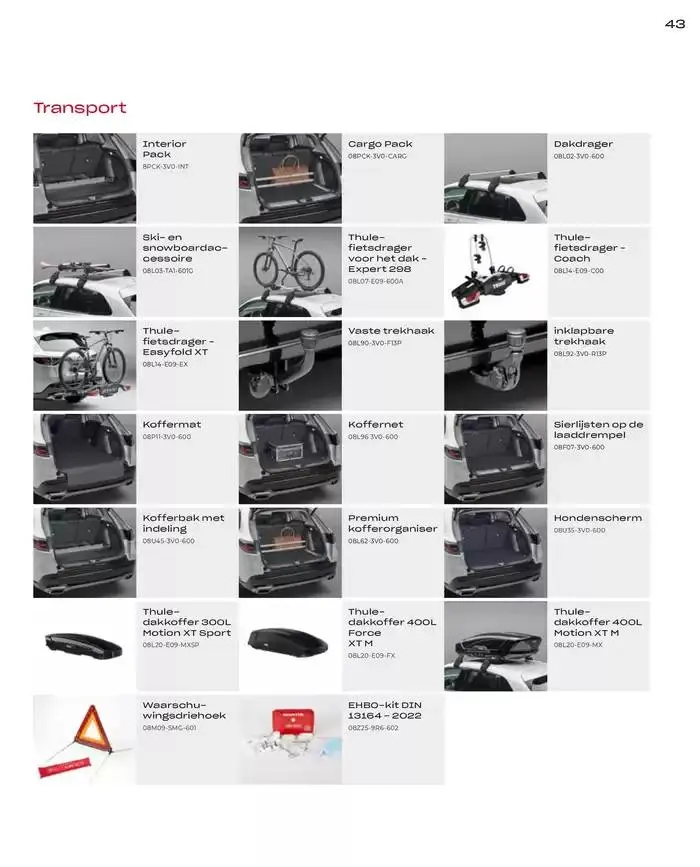 ZR-V Accessories van 19 november tot 30 juni 2025 - Folder pagina 43