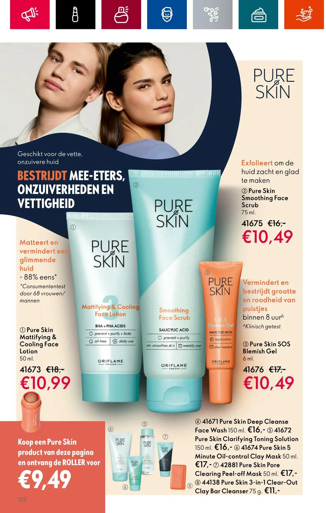 Oriflame Actuele folder van 28 juni tot 18 juli 2023 - Folder pagina 102