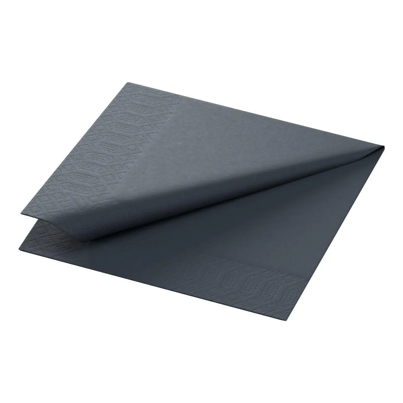 Servetten 3-laags 24 x 24 cm, zwart