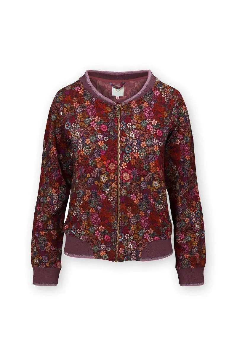 Vest Tutti i Fiori Donkerrood