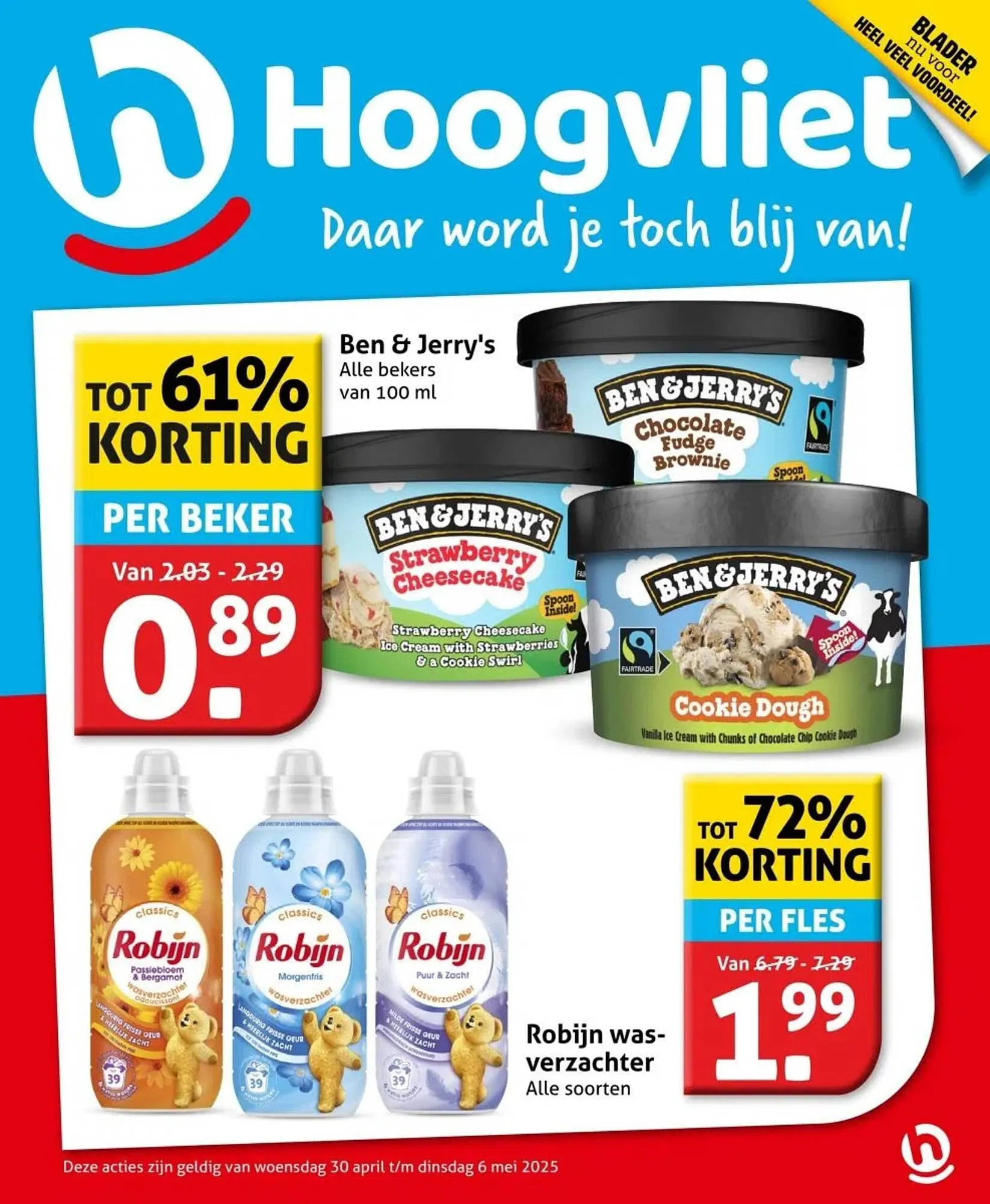 Hoogvliet folder van 30 april tot 6 mei 2025 - Folder pagina 1