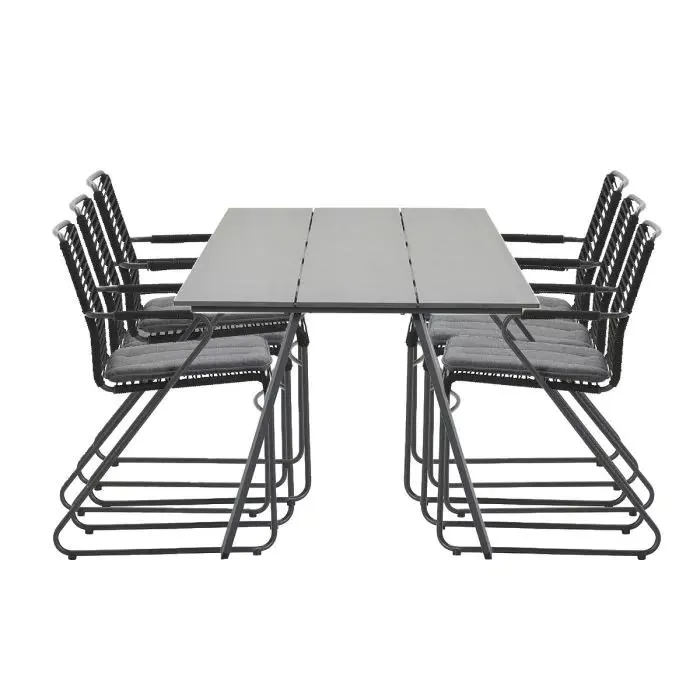 Mason tuinset 7-delig - Braga tuintafel 220x100 cm