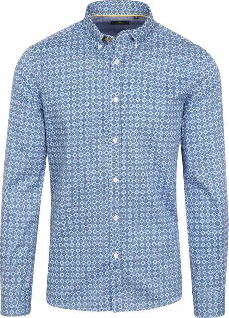 Soft Piqué Polo met Print