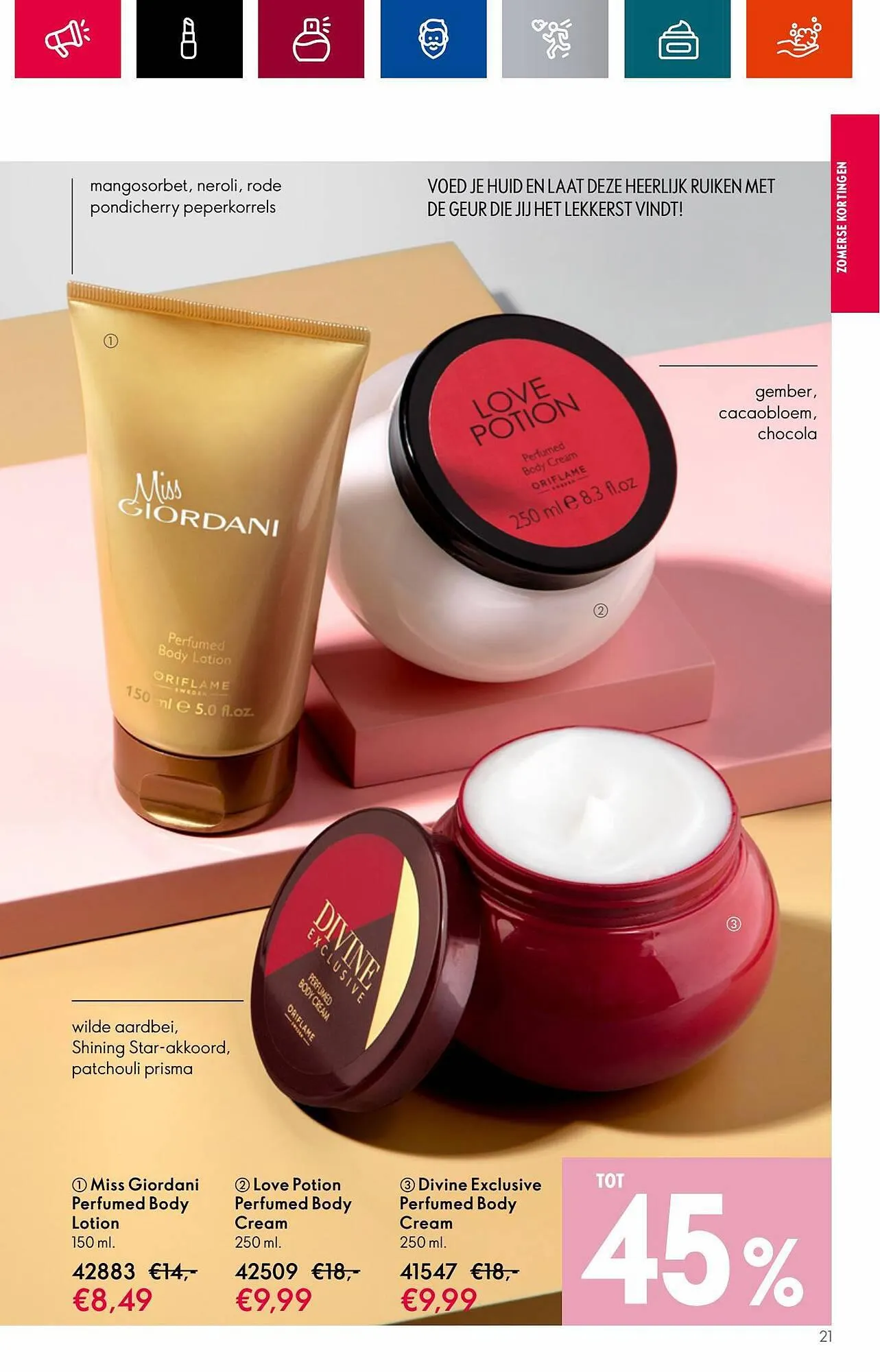 Oriflame folder van 18 juli tot 1 augustus 2023 - Folder pagina 21