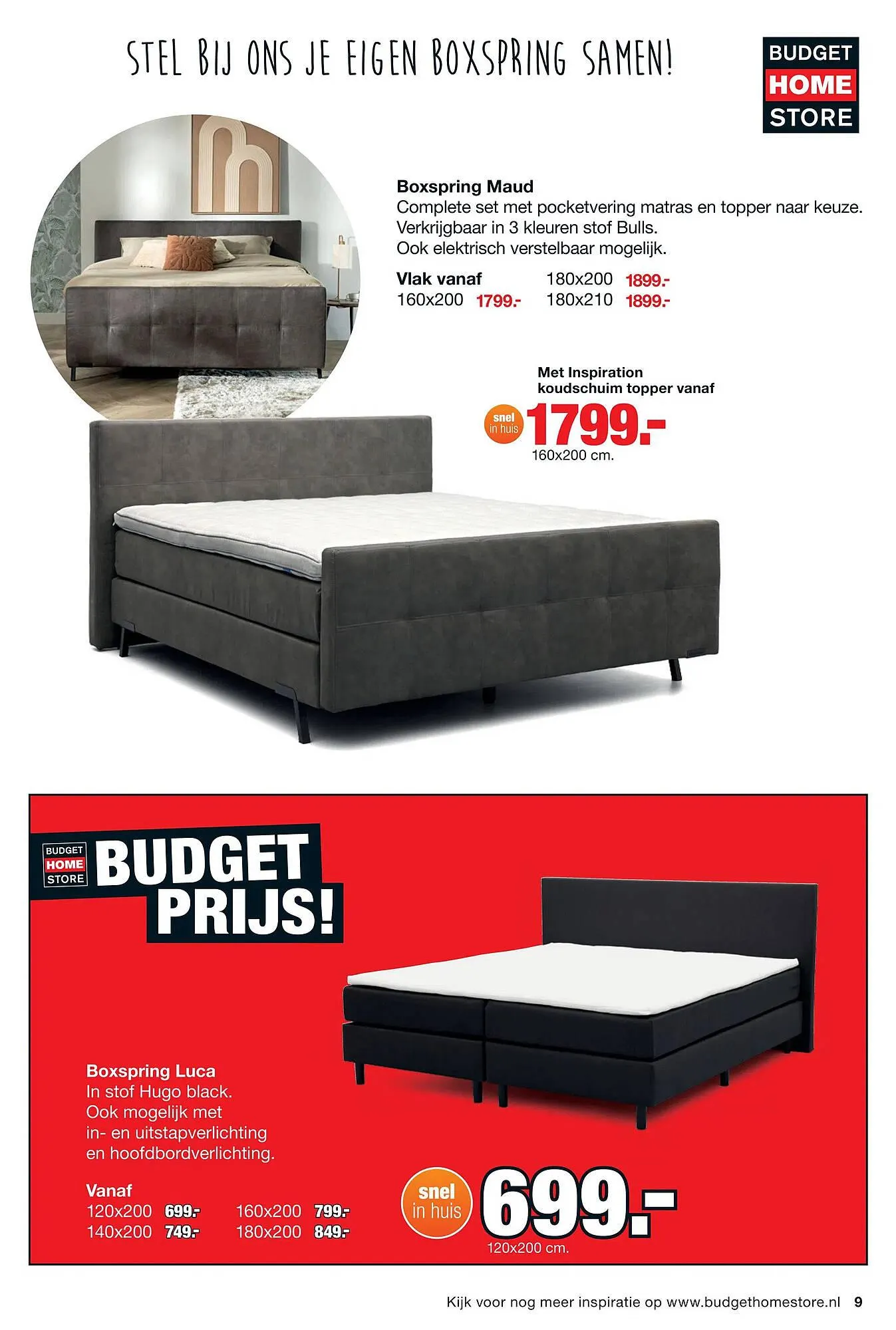 Budget Home Store folder van 26 oktober tot 23 november 2025 - Folder pagina 9