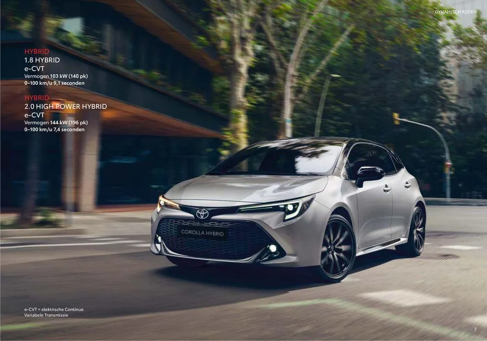 Corolla Hatchback van 20 november tot 20 november 2024 - Folder pagina 7