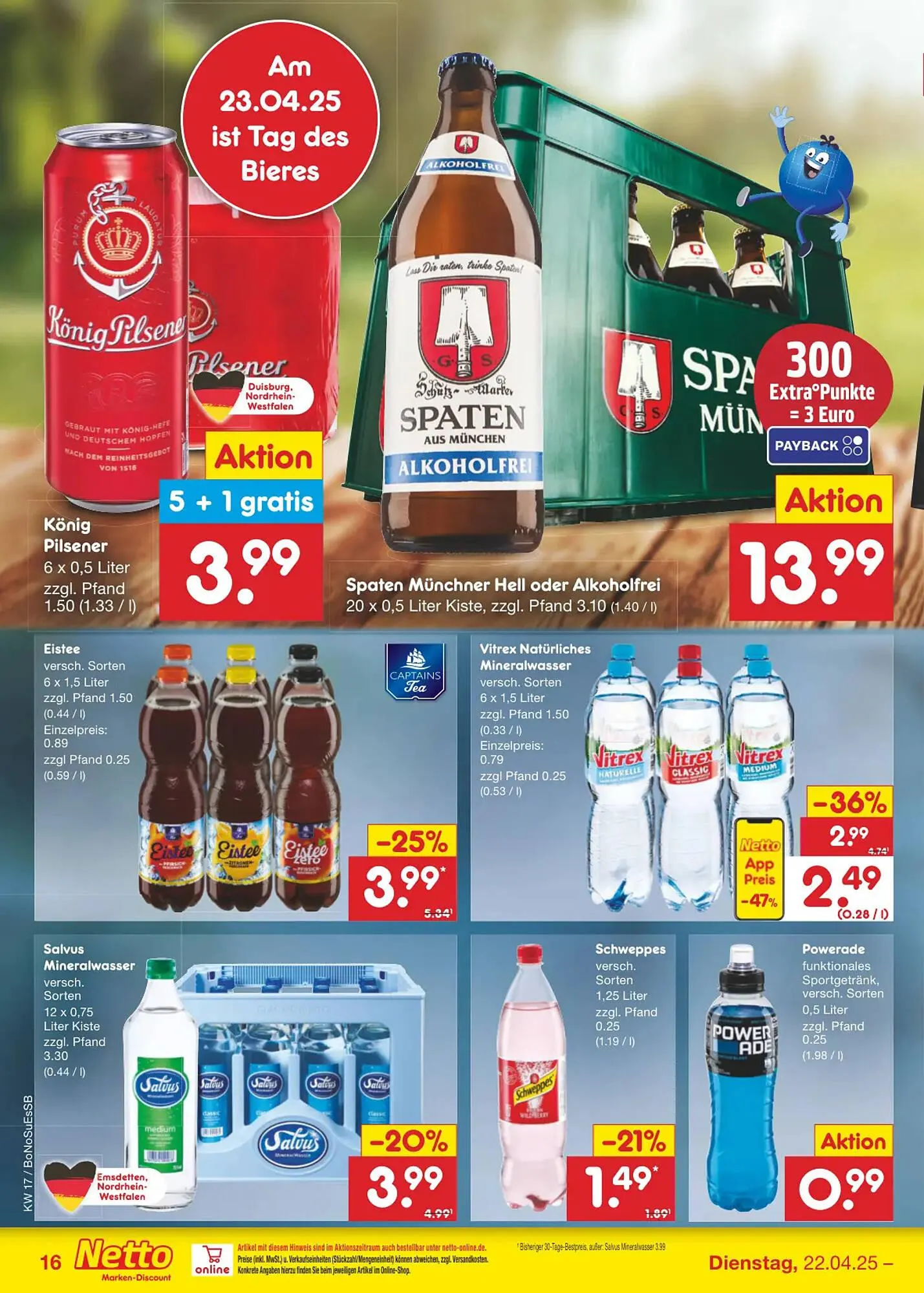 Netto Marken-Discount DE folder van 22 april tot 26 april 2025 - Folder pagina 22